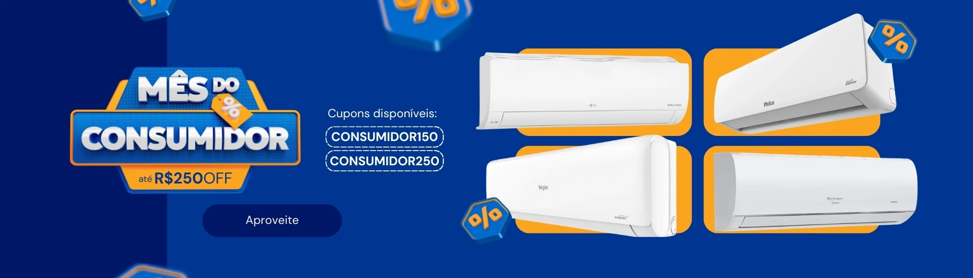 Cupom de desconto até 250 OFF
