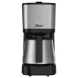 Cafeteira Elétrica Oster OCAF650 Plástico Jarra Inox 32 Xícaras Inox 110V