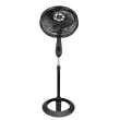 Ventilador de Coluna Britânia 170W 8 Pás 3 Velocidades Preto 110V